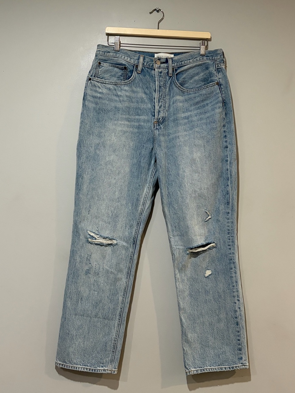 Aritzia DENIM FORUM The Joni High Rise Loose Jeans Size 32 - Picture 2 of 14